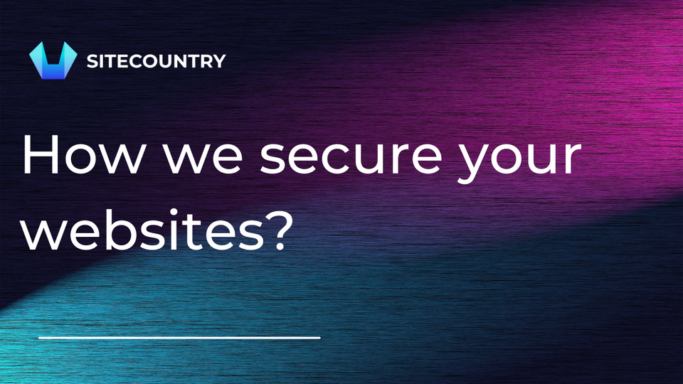 How SiteCountry maintains the security of the platform?